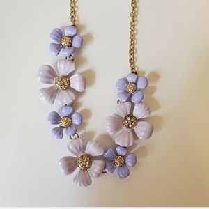 Floral Necklace with Gold Chain